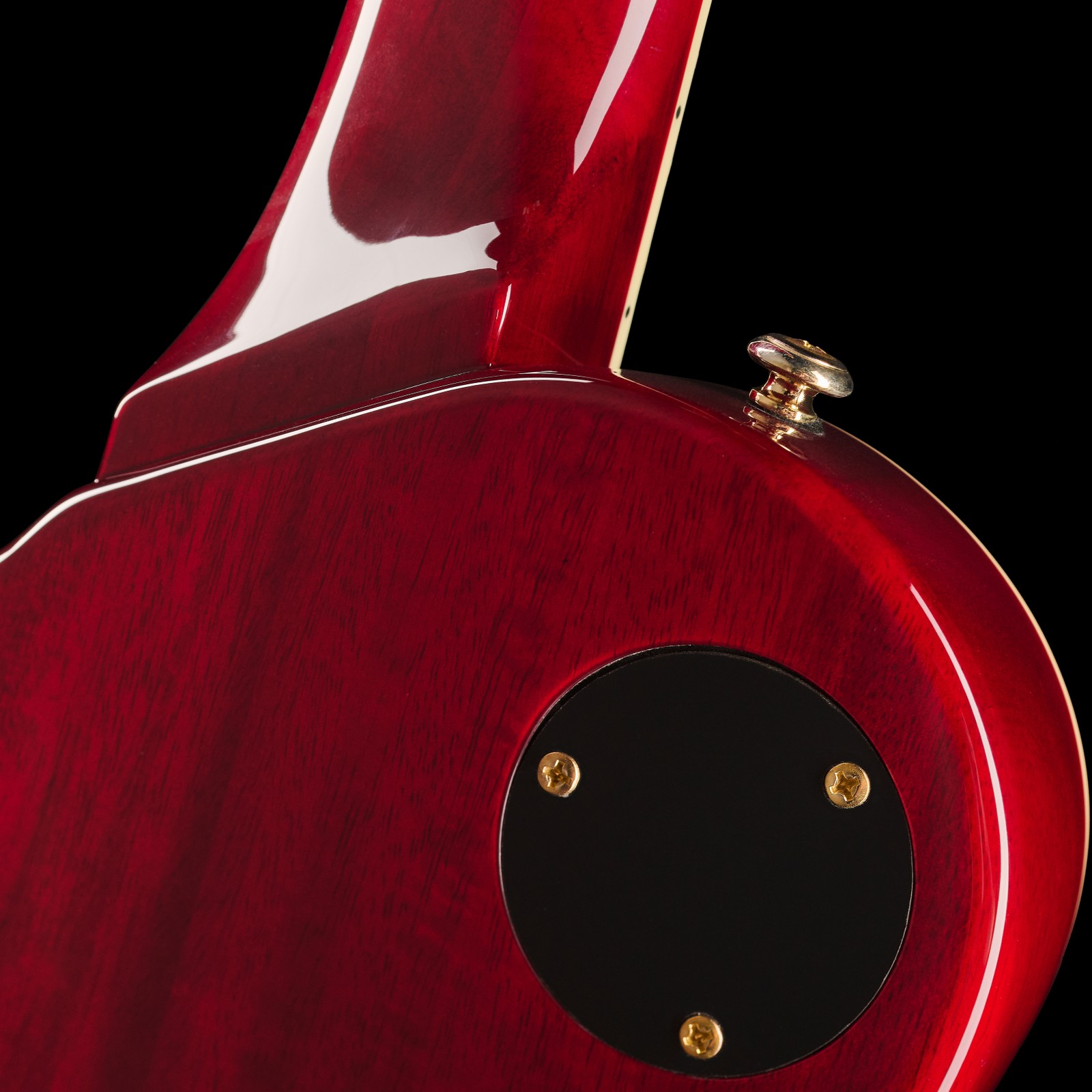 Neck joint of the Harley Benton SC-550 II BCF Electric Guitar
