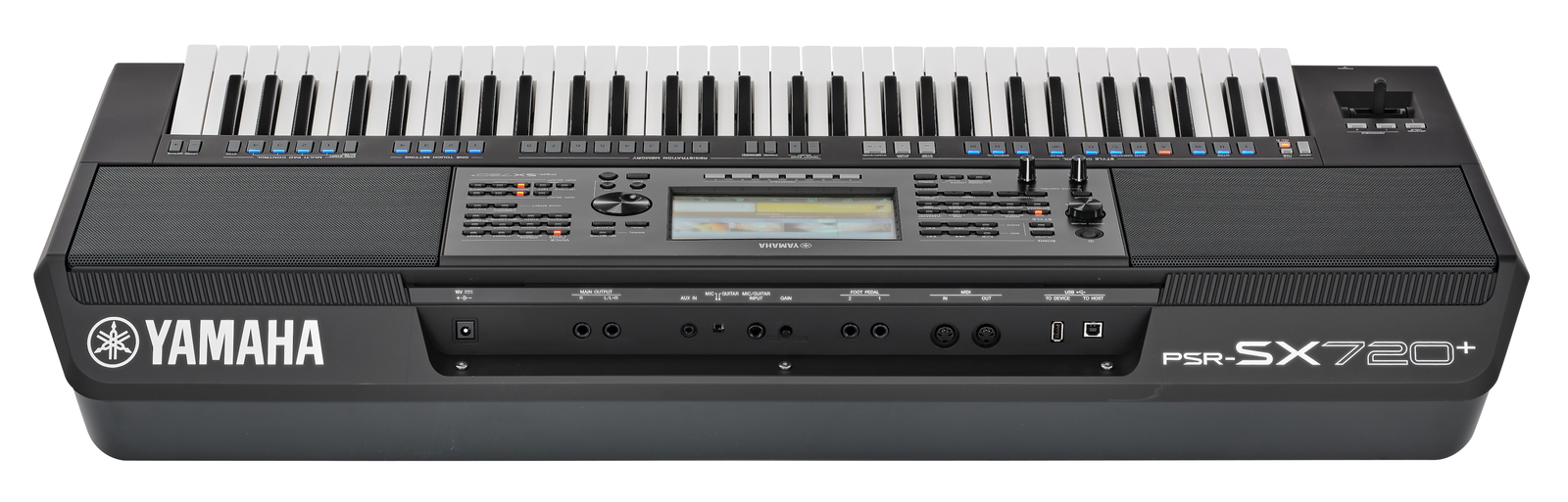 Yamaha PSR-SX720+ Keyboard, Anschlüsse hinten