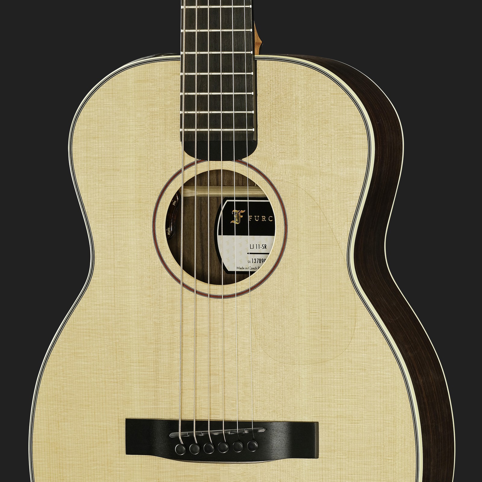Fichtendecke der Furch LJ-11 SR EAS-VTC Little Jane Akustikgitarre