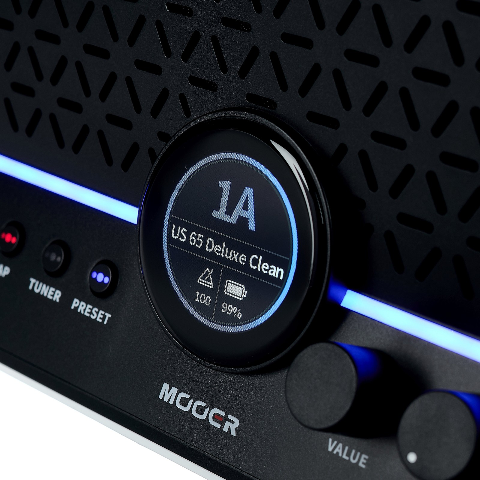 Mooer F15i Li Modeling Guitar SW, touchscreen