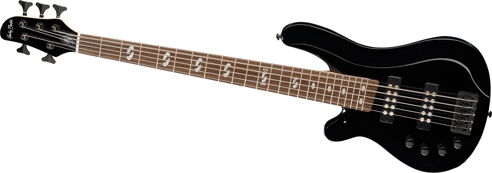 Harley Benton B-550LH BK Progressive Series 5-Saiter E-Bass