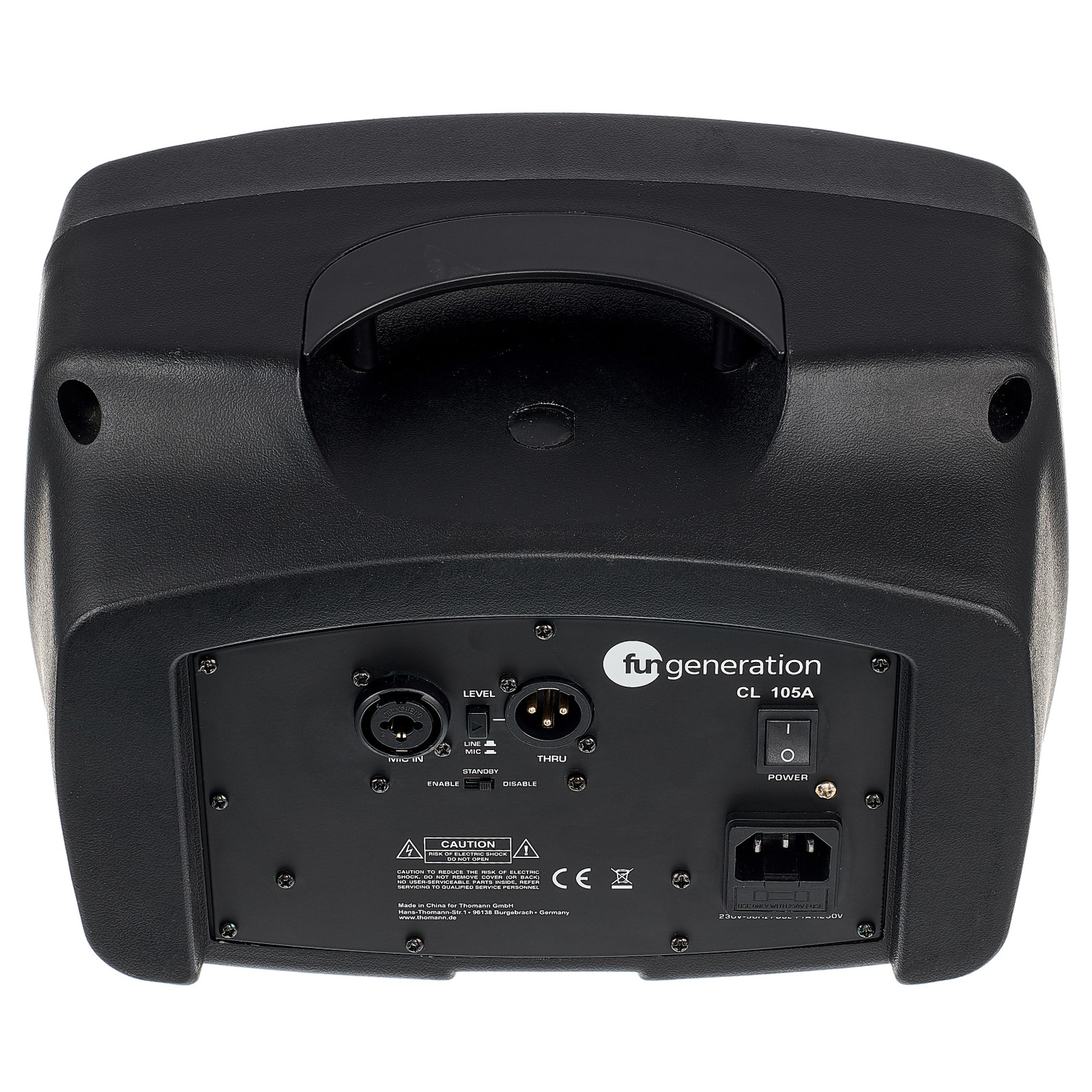 Back view of the Fun Generation CL 105 A Active Personal Monitor