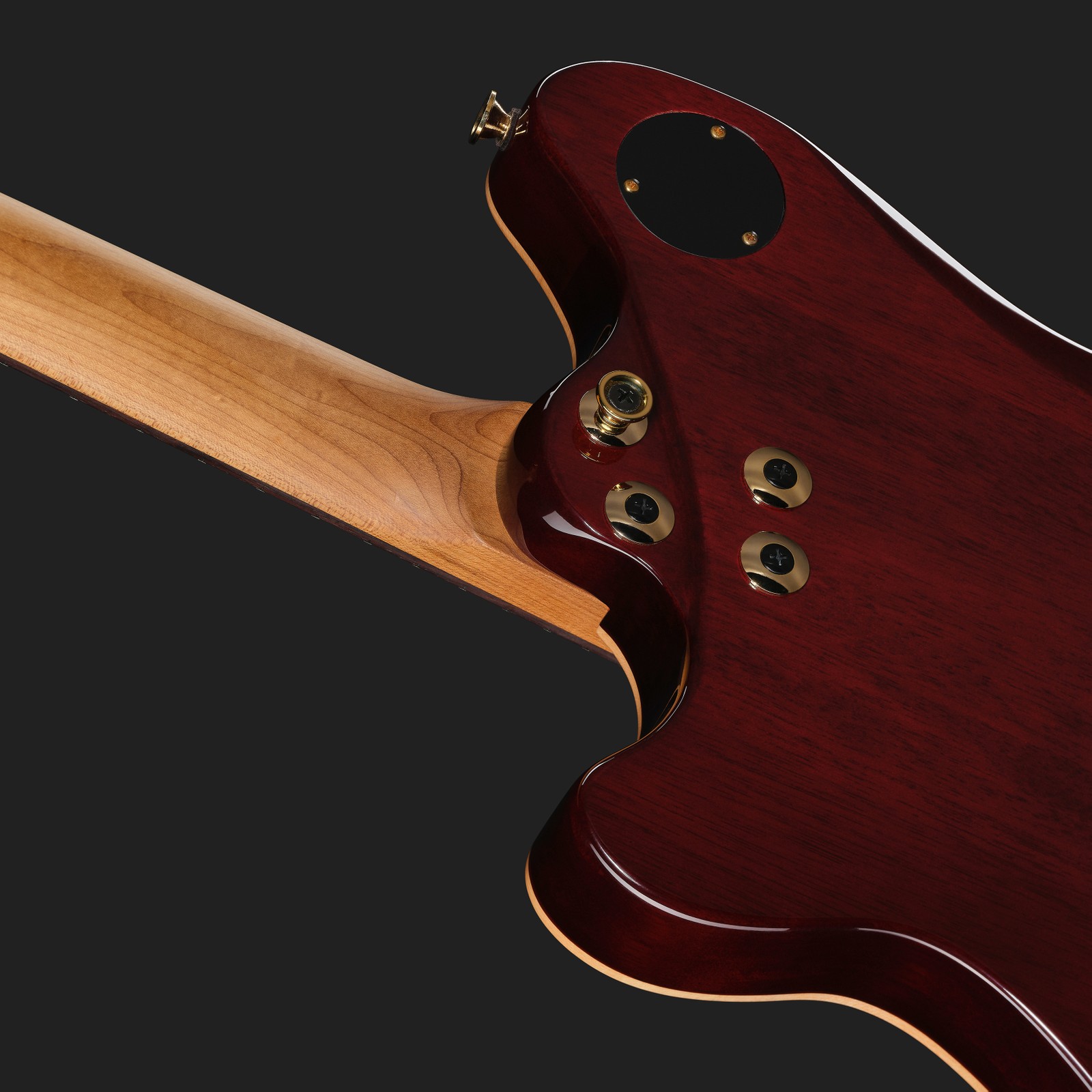 Rückseite der Evh SA126 Standard Wine Red