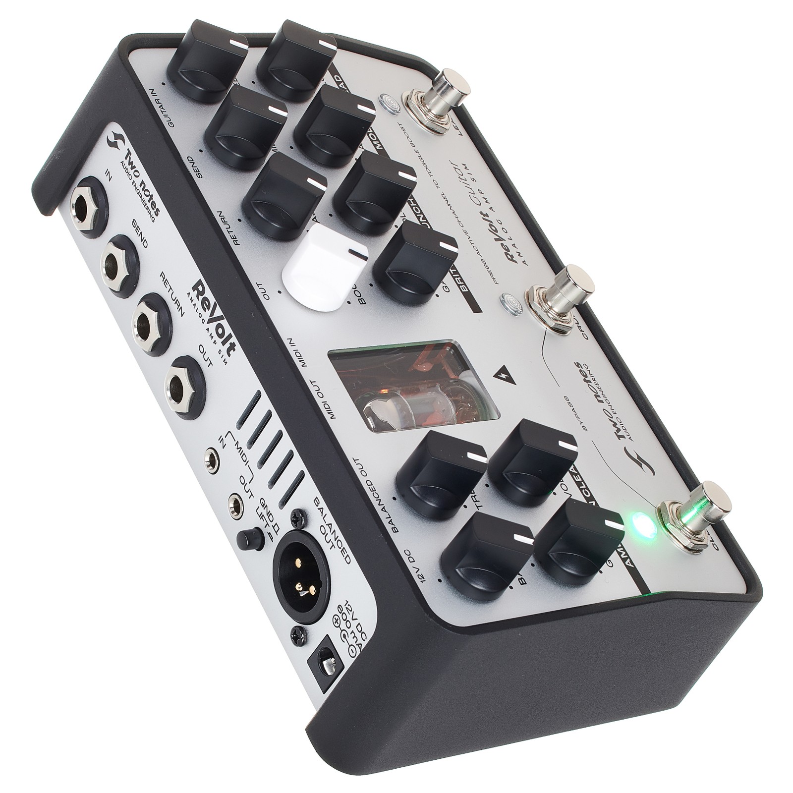 Two Notes ReVolt Guitar Tube Preamp Anschlüsse