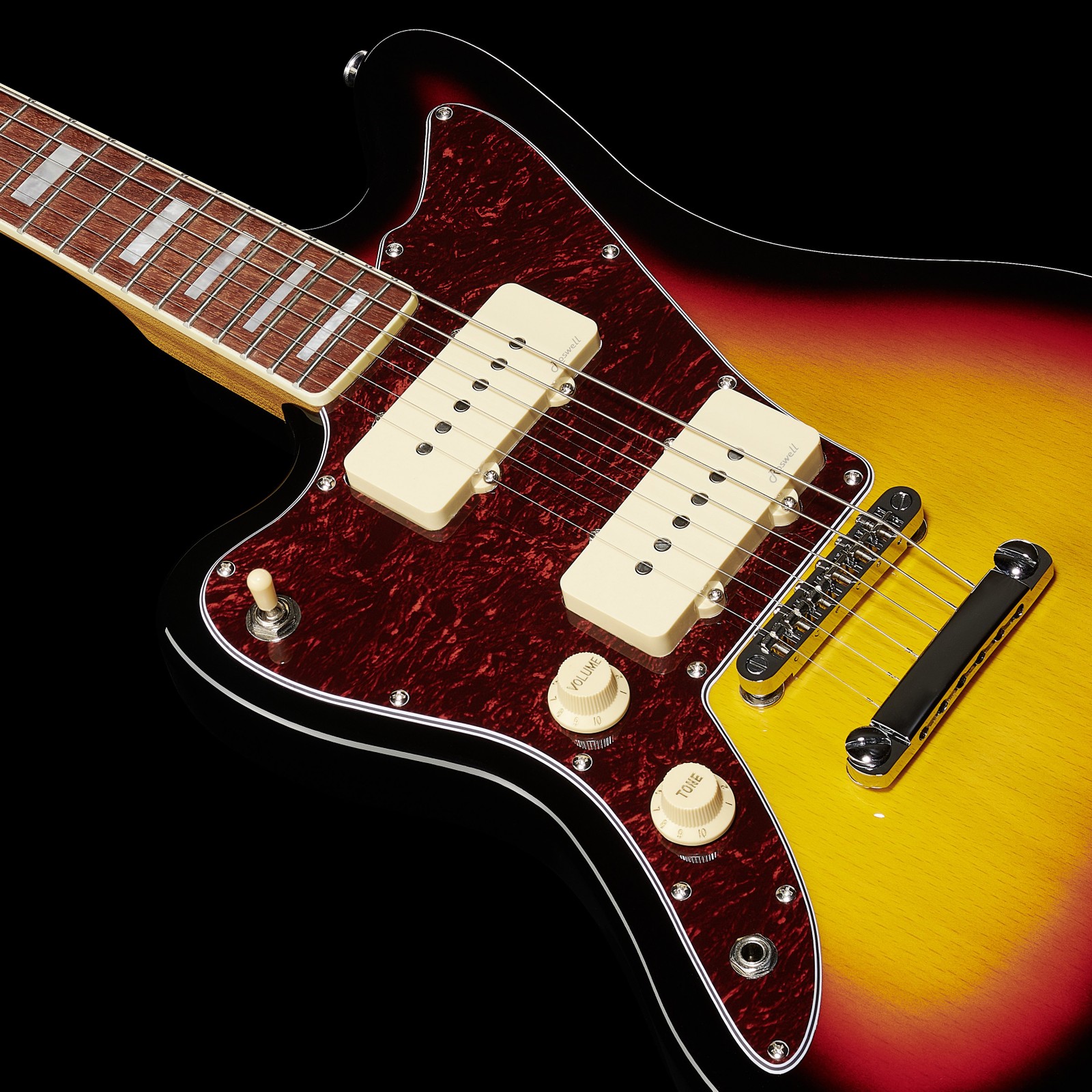Singlecoil Tonabnehmer auf der Harley Benton JA-60LH SB Vintage Series