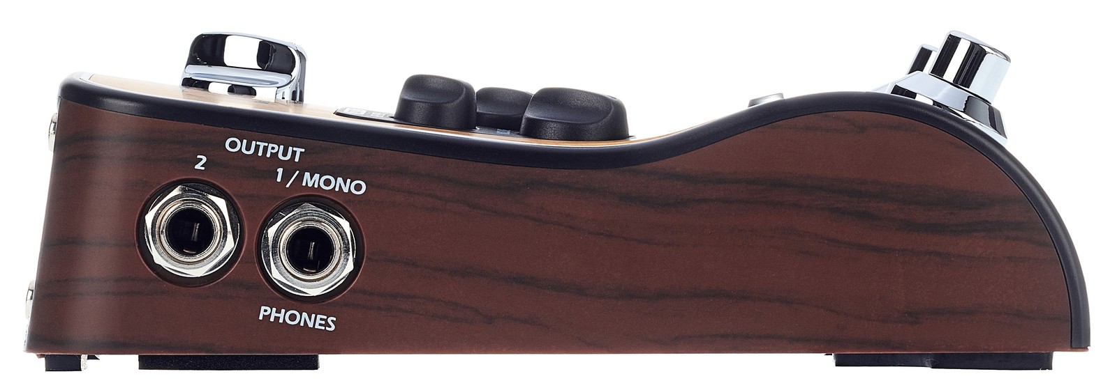Ausgänge am Zoom AC-2 Acoustic Guitar FX Effektpedal