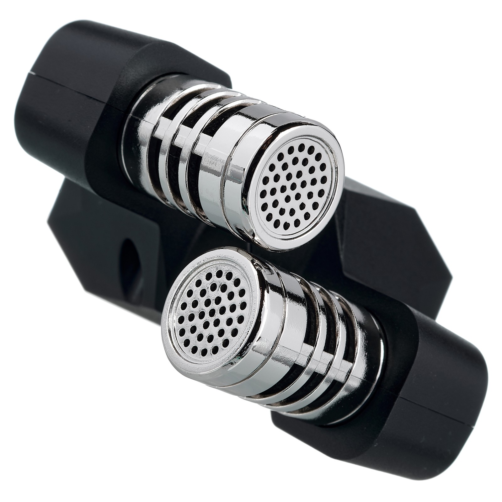 Microphones on the Zoom H1essential audio recorder