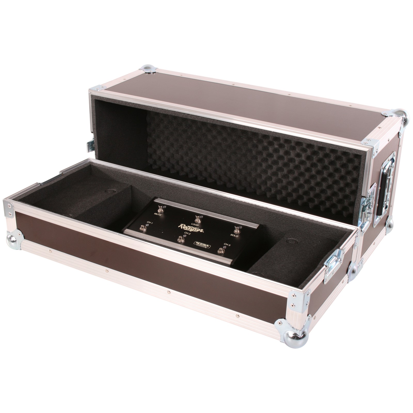 Innenausstattung des Thon Amp Case Mesa Rectifier Head