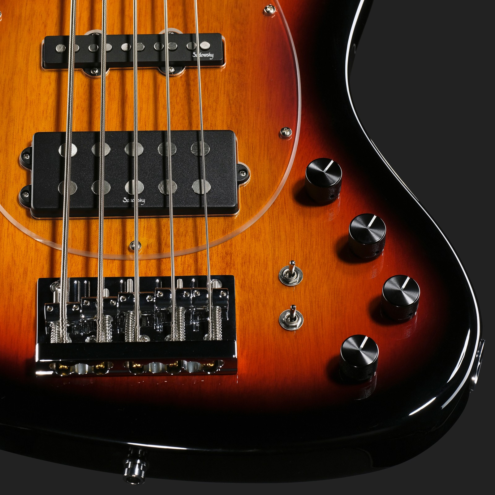 Sadowsky MetroExpress21 Vintage MJ5 Morado TSB, five-string electric bass, top