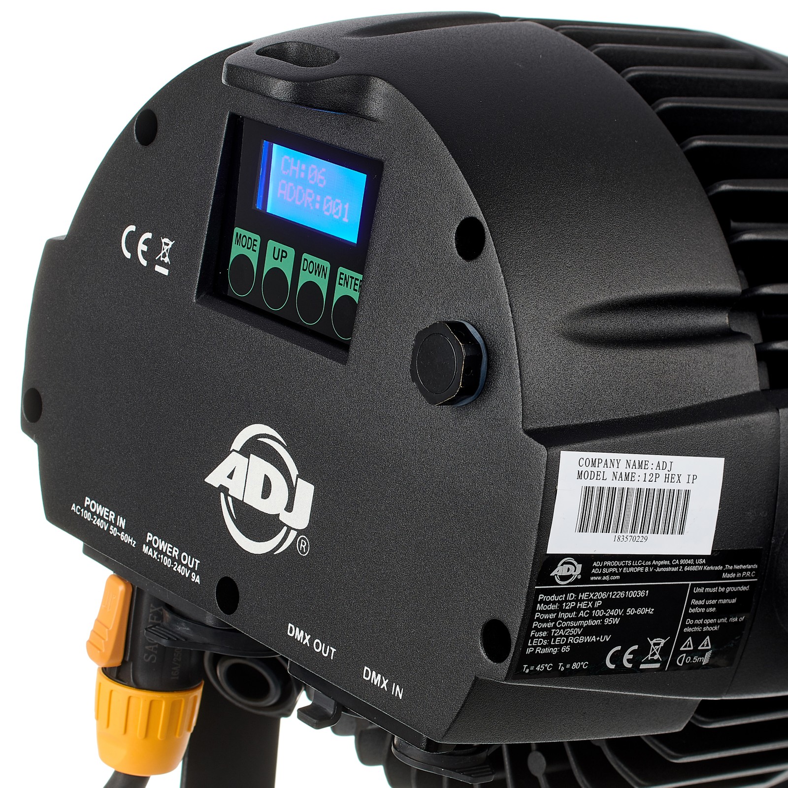 ADJ 12P HEX IP Display
