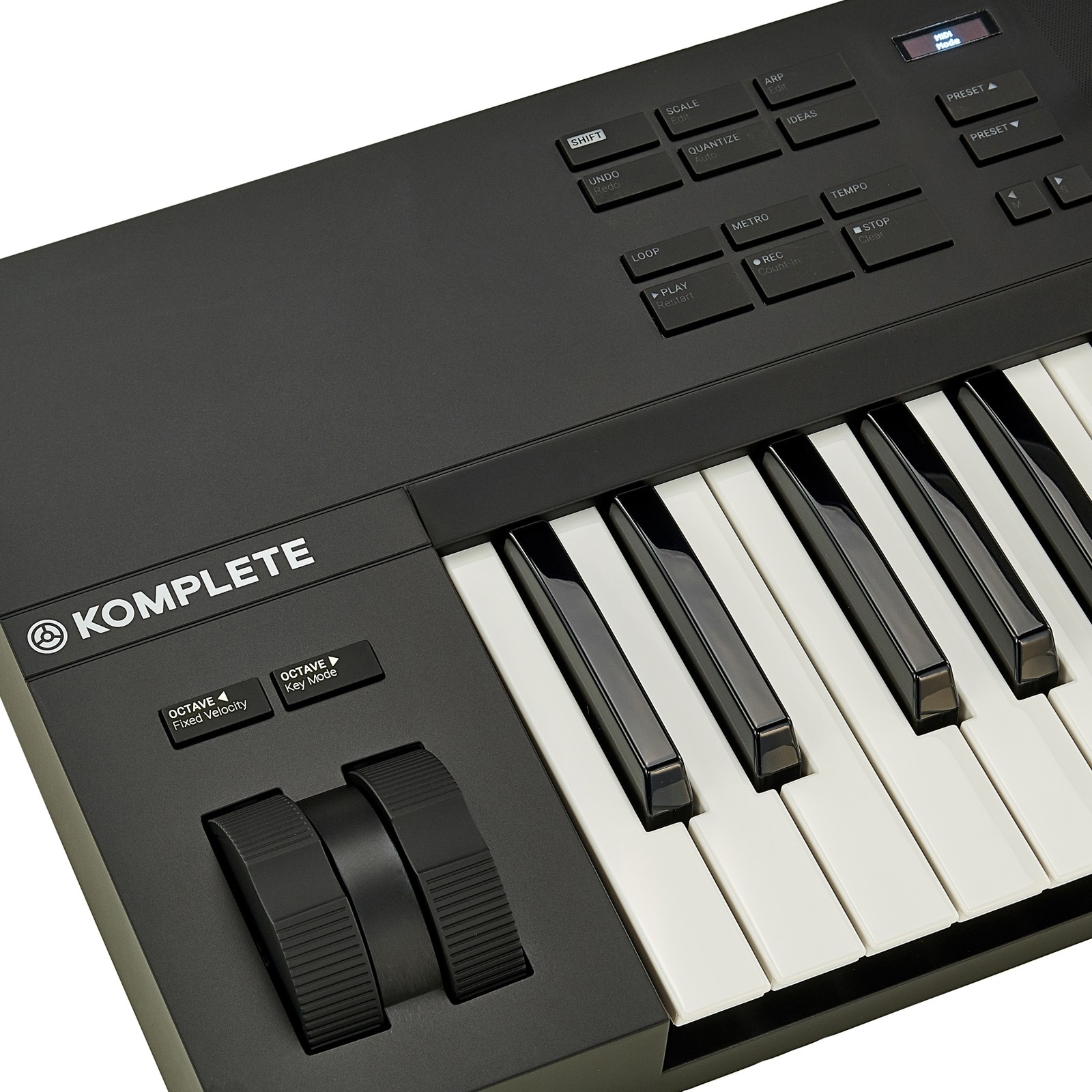 Detailansicht vom Native Instruments Komplete Kontrol A49 Controller-Keyboard