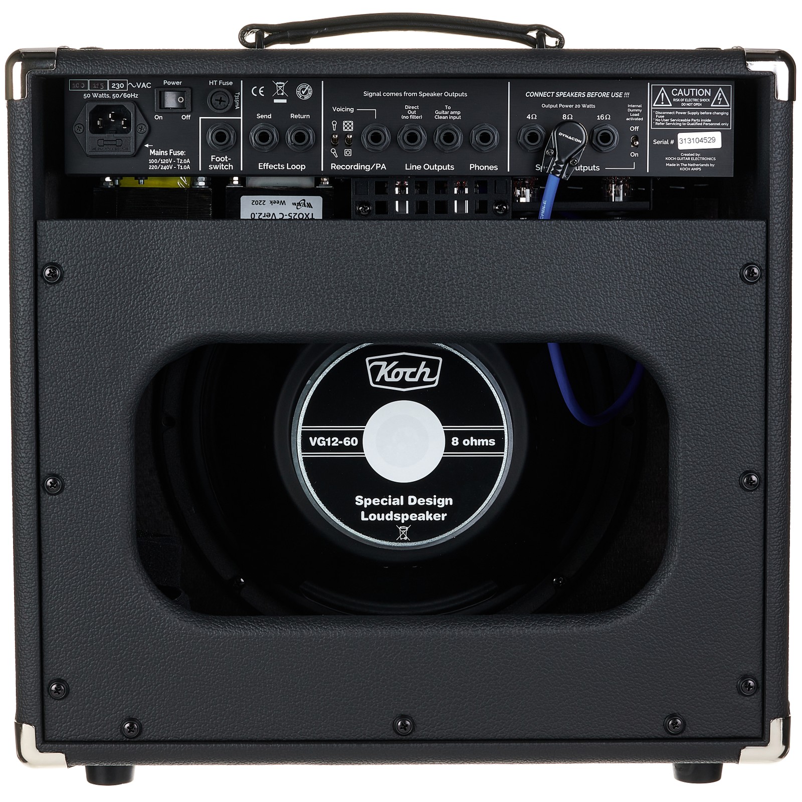 Koch Amps Studiotone 20 Combo Rückansicht