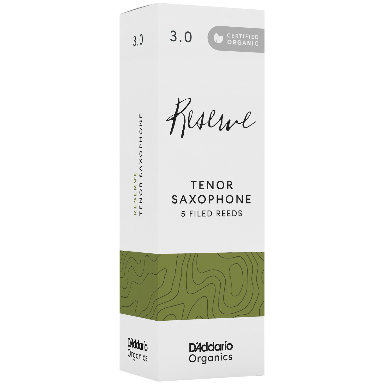 D'Addario Woodwinds Blätter für Tenorsaxophon Verpackung