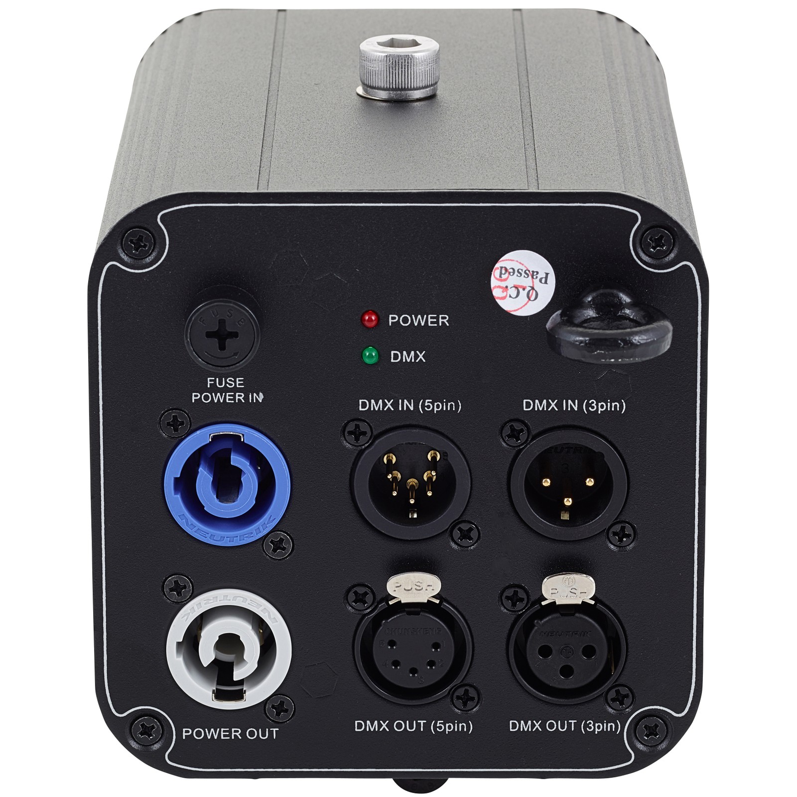 Rückseite Stairville DMX Splitter Pro 3+5 pin