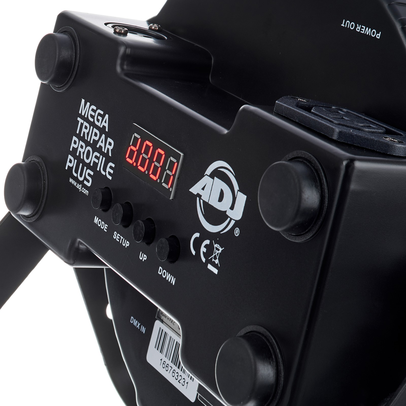 Éléments de commande de l’ADJ Mega TriPar Profile Plus