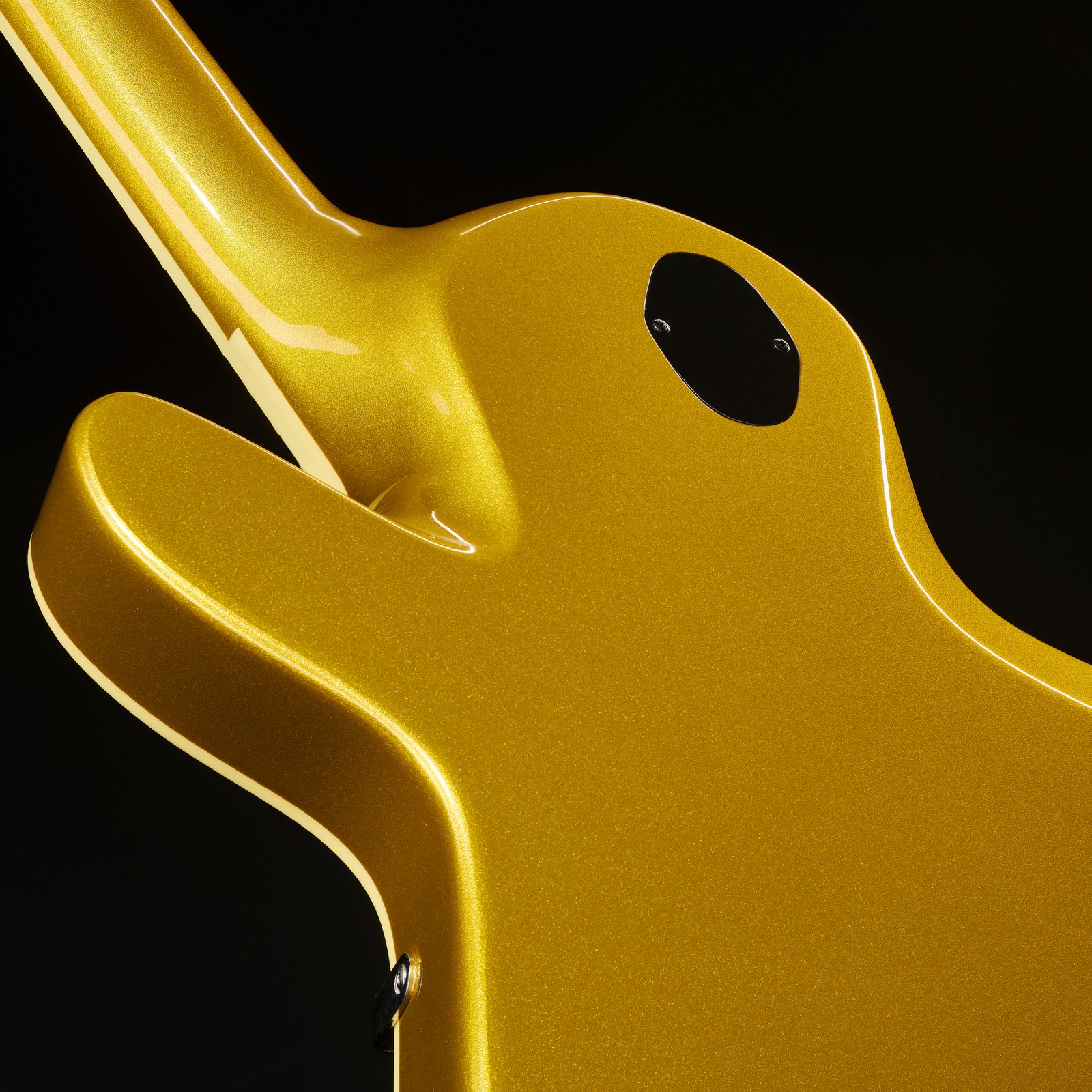 Abgerundeter Halsfuß der Hagstrom Swede Gold