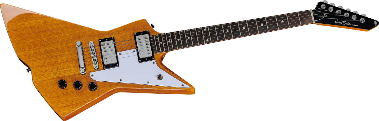 Harley Benton EX-76 Classic AN electric guitar, front view