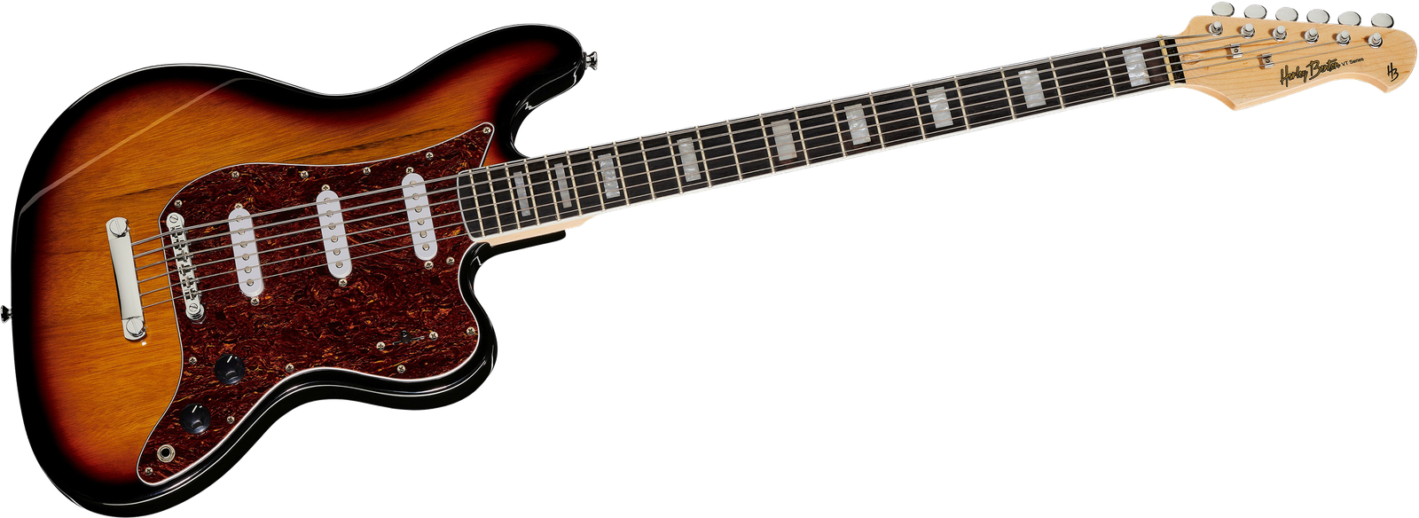 Harley Benton GuitarBass VS Vintage Series Bajo/guitarra barítono de 6 cuerdas