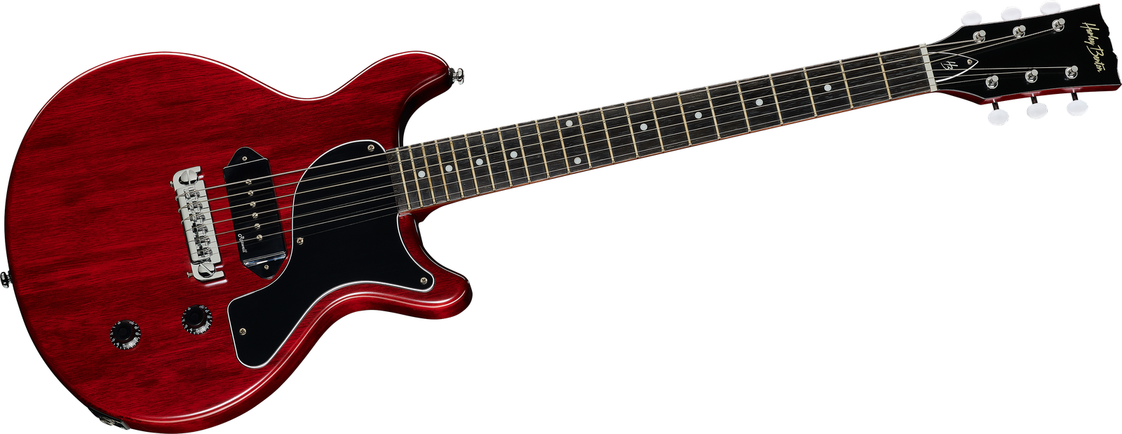 Harley Benton DC-Junior Faded Cherry E-Gitarre