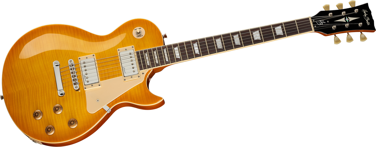 E-Gitarre Harley Benton SC-450Plus LD Vintage Series von vorne
