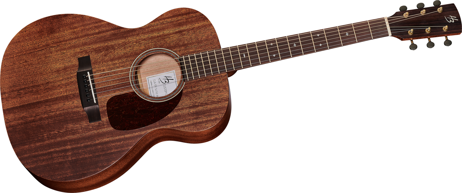 Harley Benton CLA-15M SolidWood acoustic guitar, front view