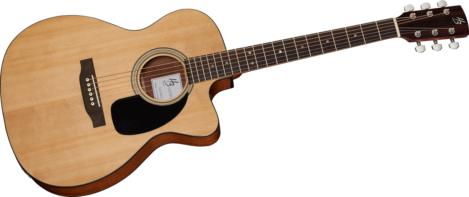 Guitare électro-acoustique Harley Benton Custom Line CLA-16SCE