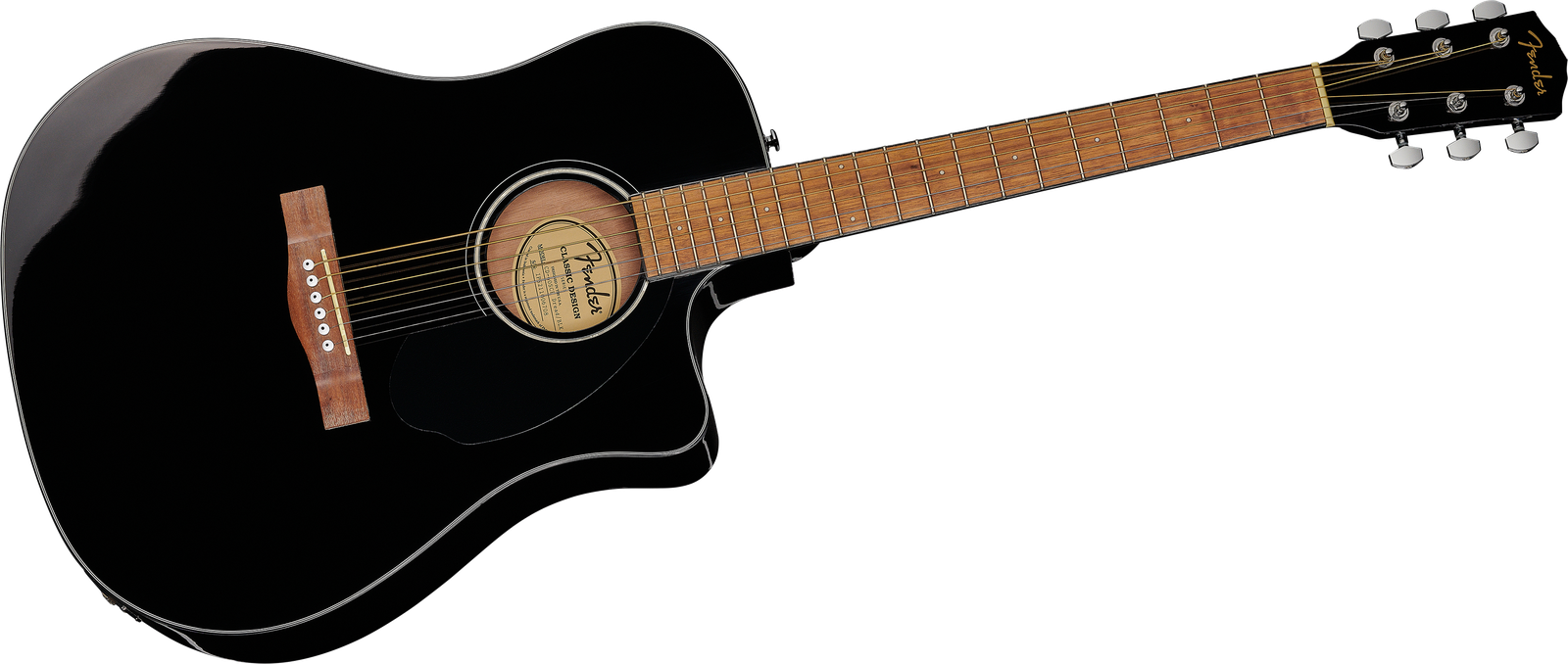 acoustic-electric guitar Fender CD-60SCE Blk WN