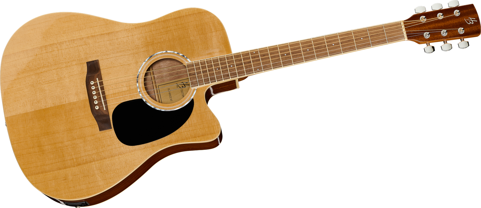 Harley Benton CLD-60SCE NT Custom Line Westerngitarre mit Tonabnehmer