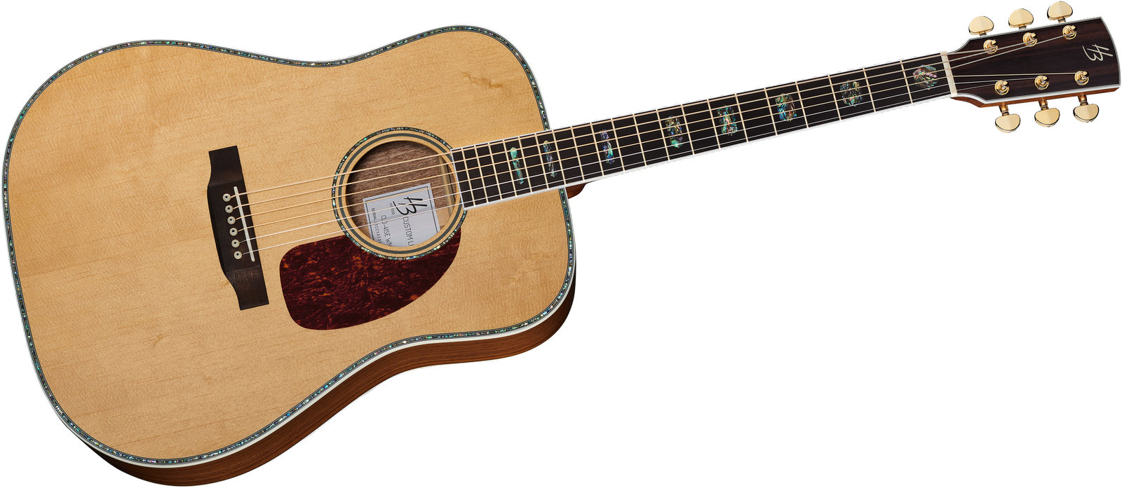 Dreadnaught Westerngitarre Harley Benton Custom Line CLD-41SE WN von vorne