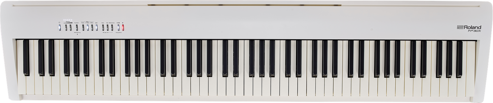 Digitalpiano Roland FP-30X WH frontal von oben
