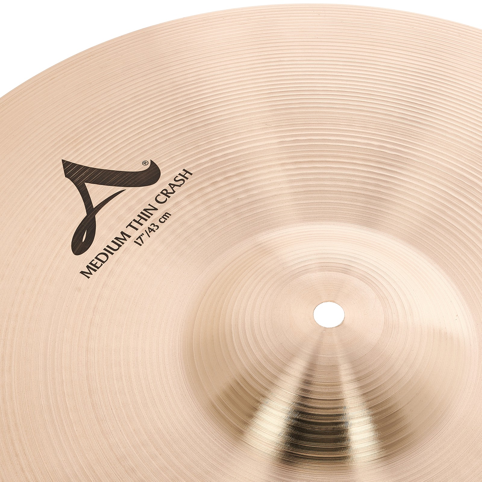 Oberfläche des Zildjian 17" A-Series Medium Thin Crash