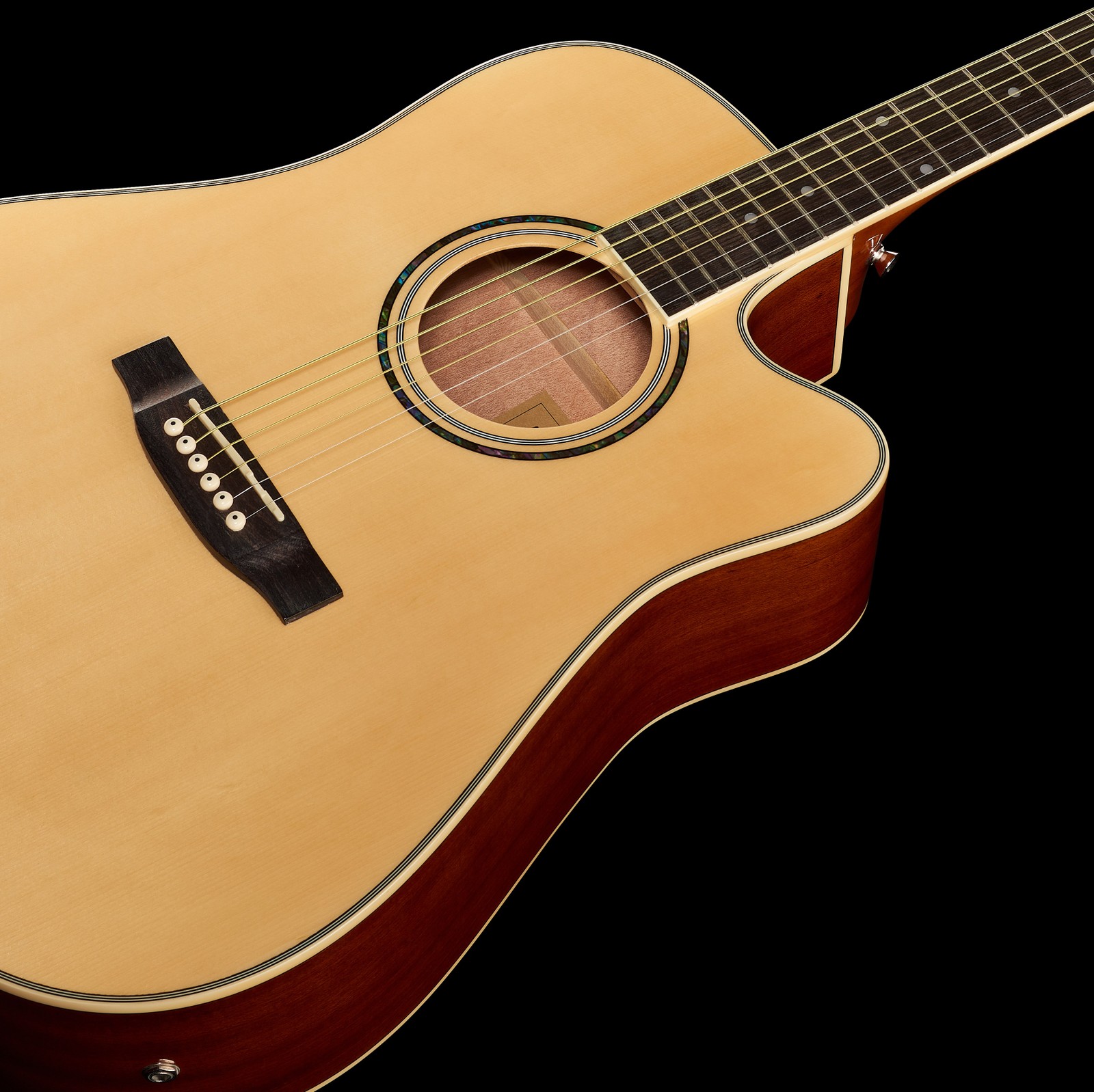 Harley Benton D-120CE NT Decke