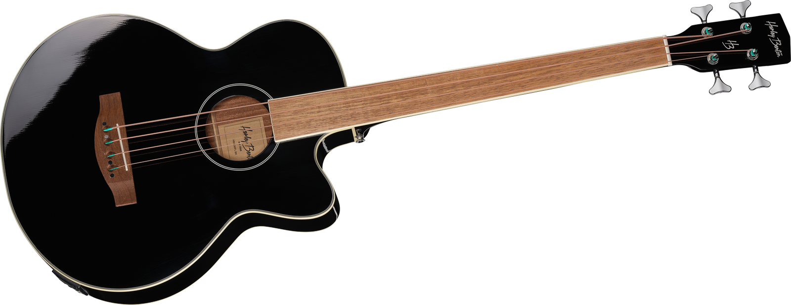 Harley Benton B-30BK-FL Acoustic Bass Serie