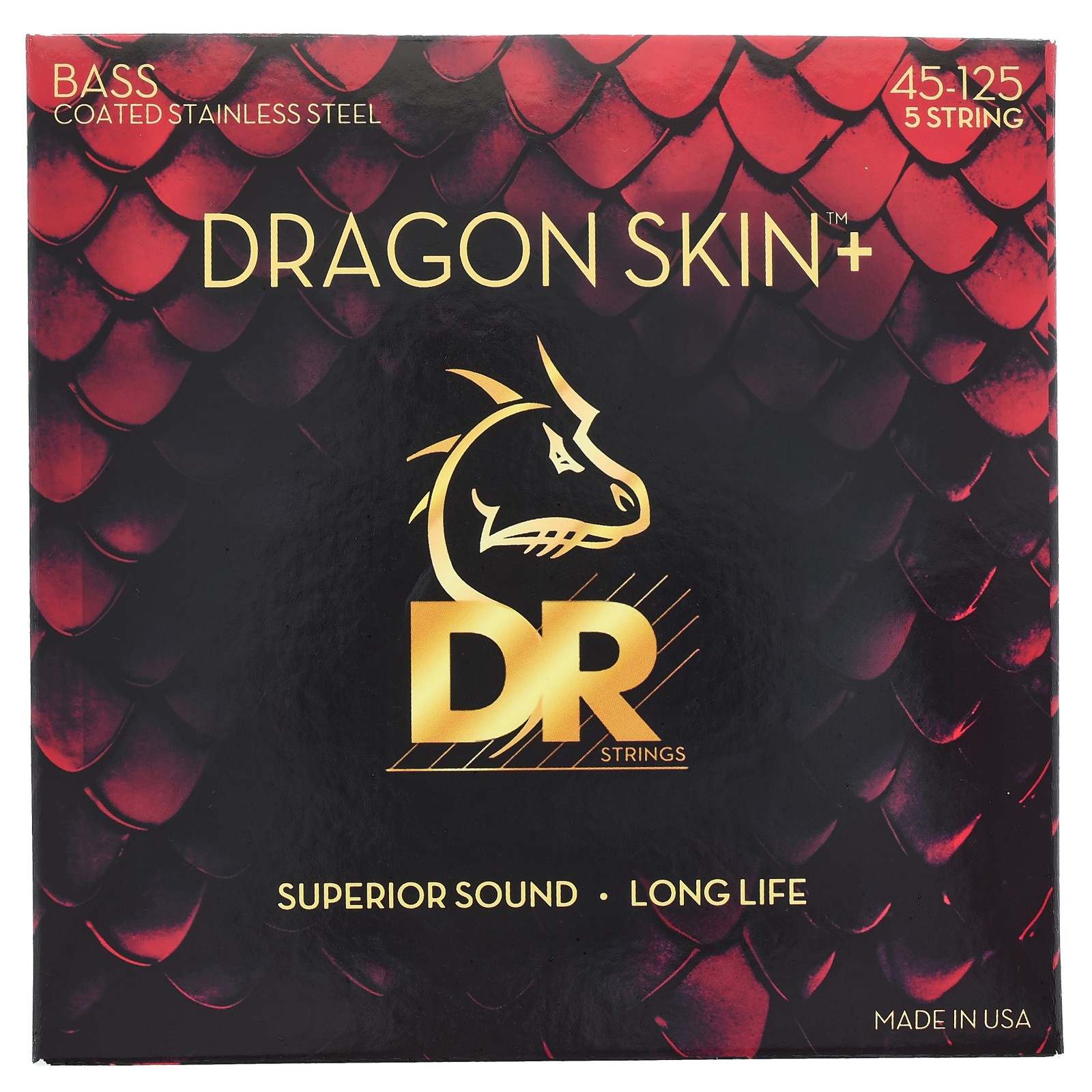 DR Strings Dragon Skin+ DBS5-45 Coated