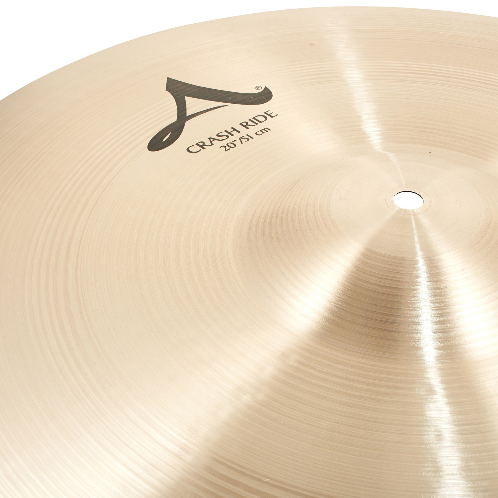 Oberfläche des Zildjian 20" Avedis Crash/Ridebeckens