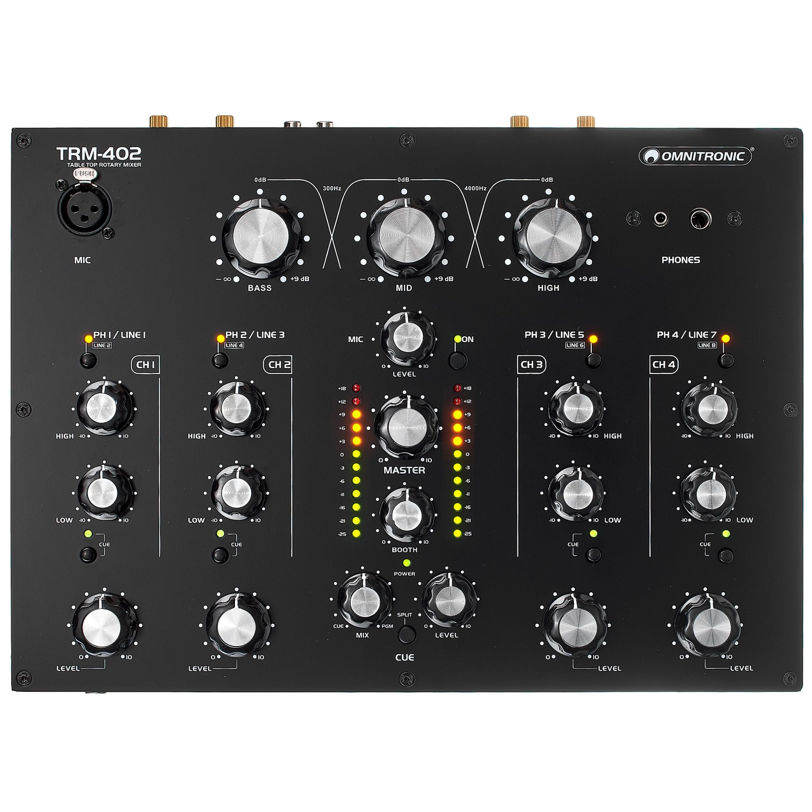 Omnitronic TRM-402 Rotary-Mixer