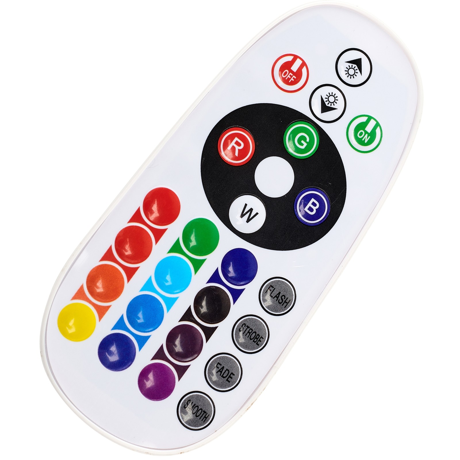 Remote control of the Stairville LED Vintage Bowl 30 RGBA IR.