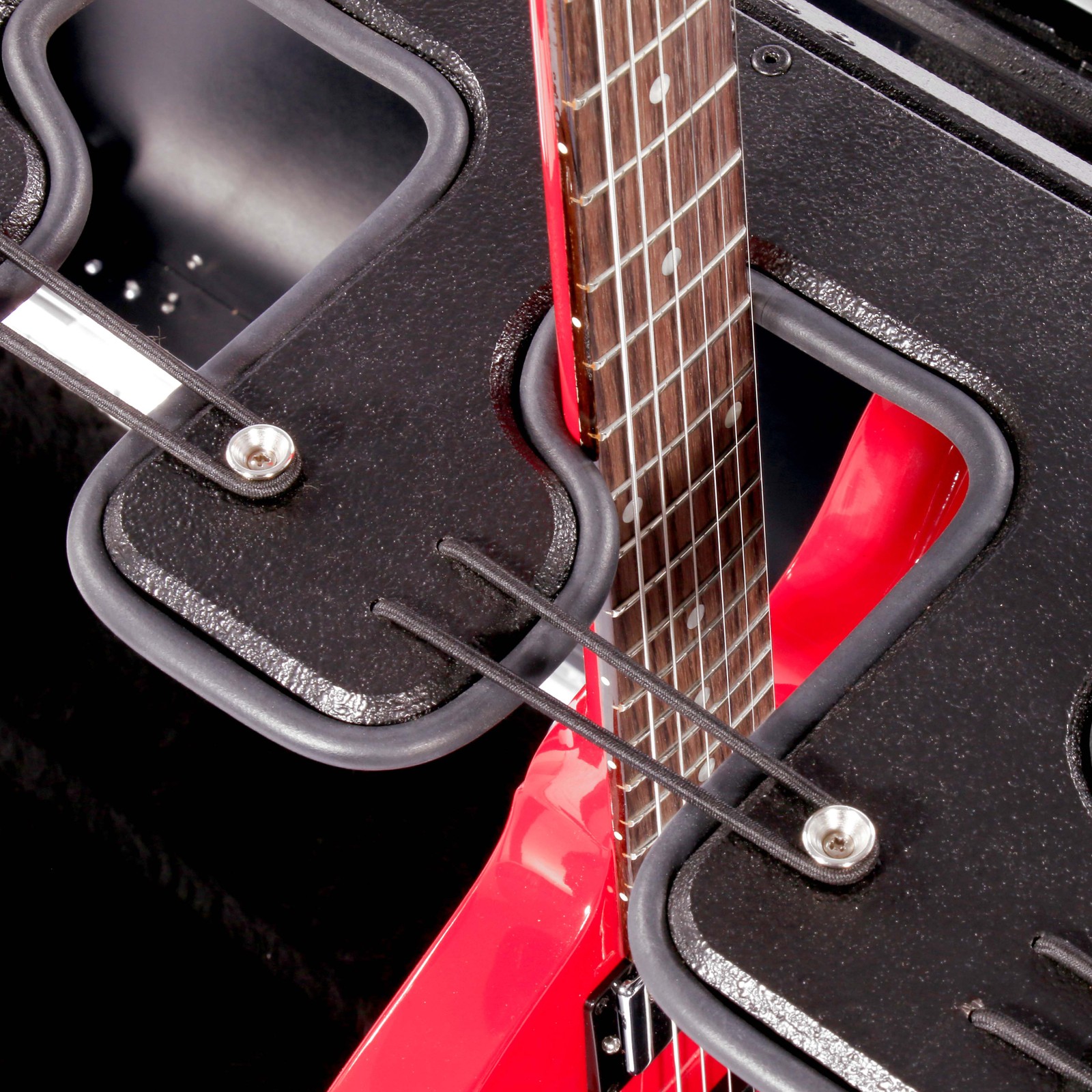 Gitarre im Thon Gitarrenständer Case DeLuxe
