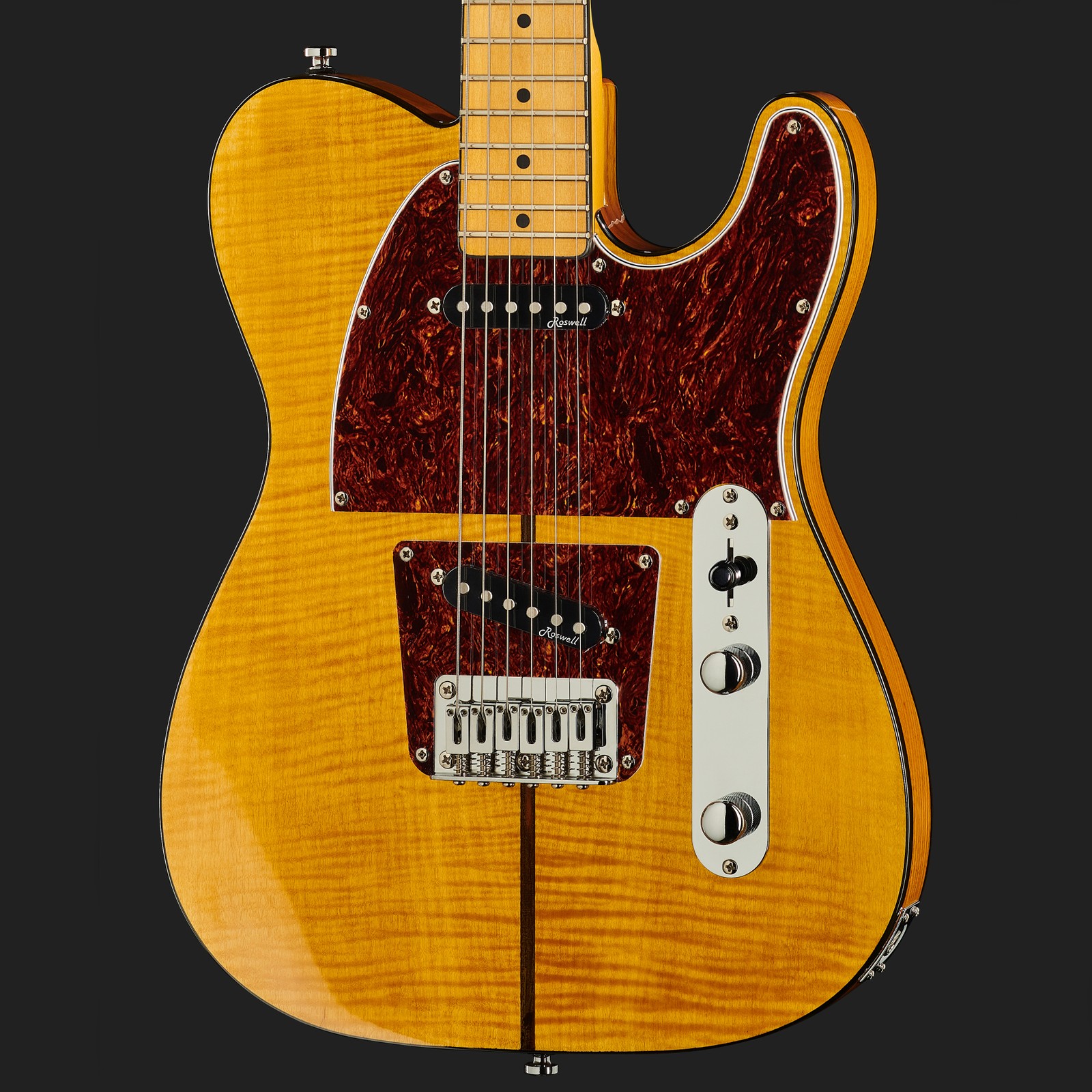 Top of the Harley Benton TE-80 NT Deluxe Series Electric Guitar