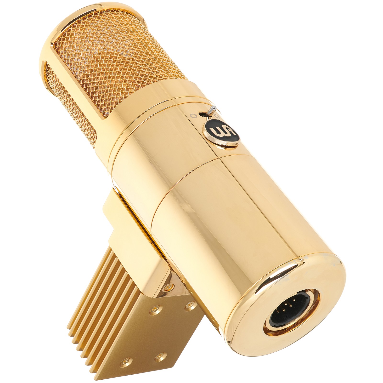 Goldenes Warm Audio WA-8000G Röhren-Großmembran-Kondensatormikrofon