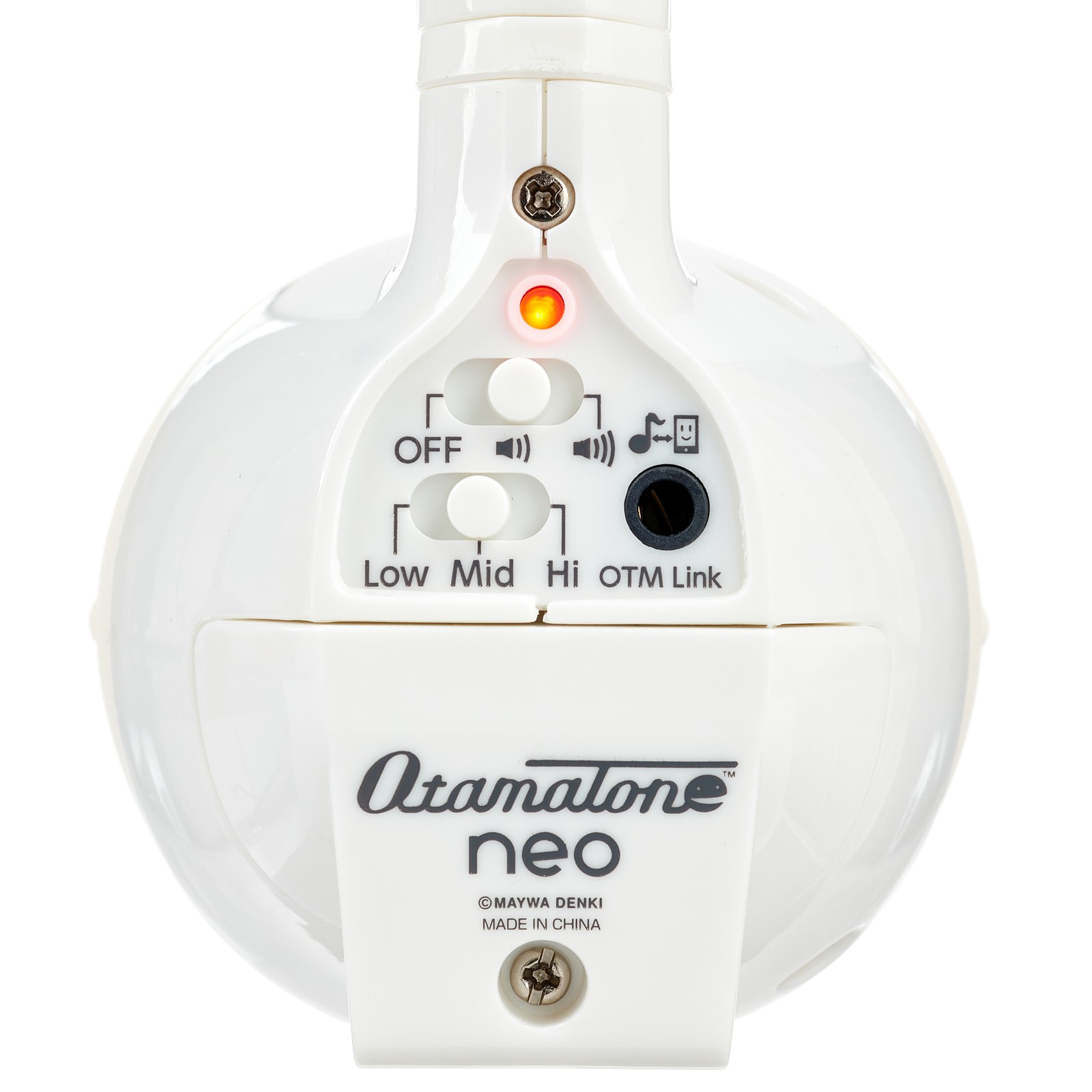 Bedienelemente des Otamatone Neo White