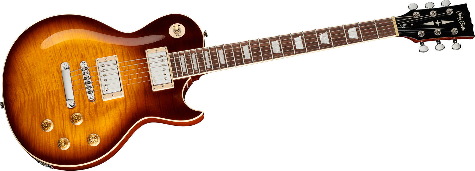 E-Gitarre Harley Benton SC-550Plus EMG FTF von vorme