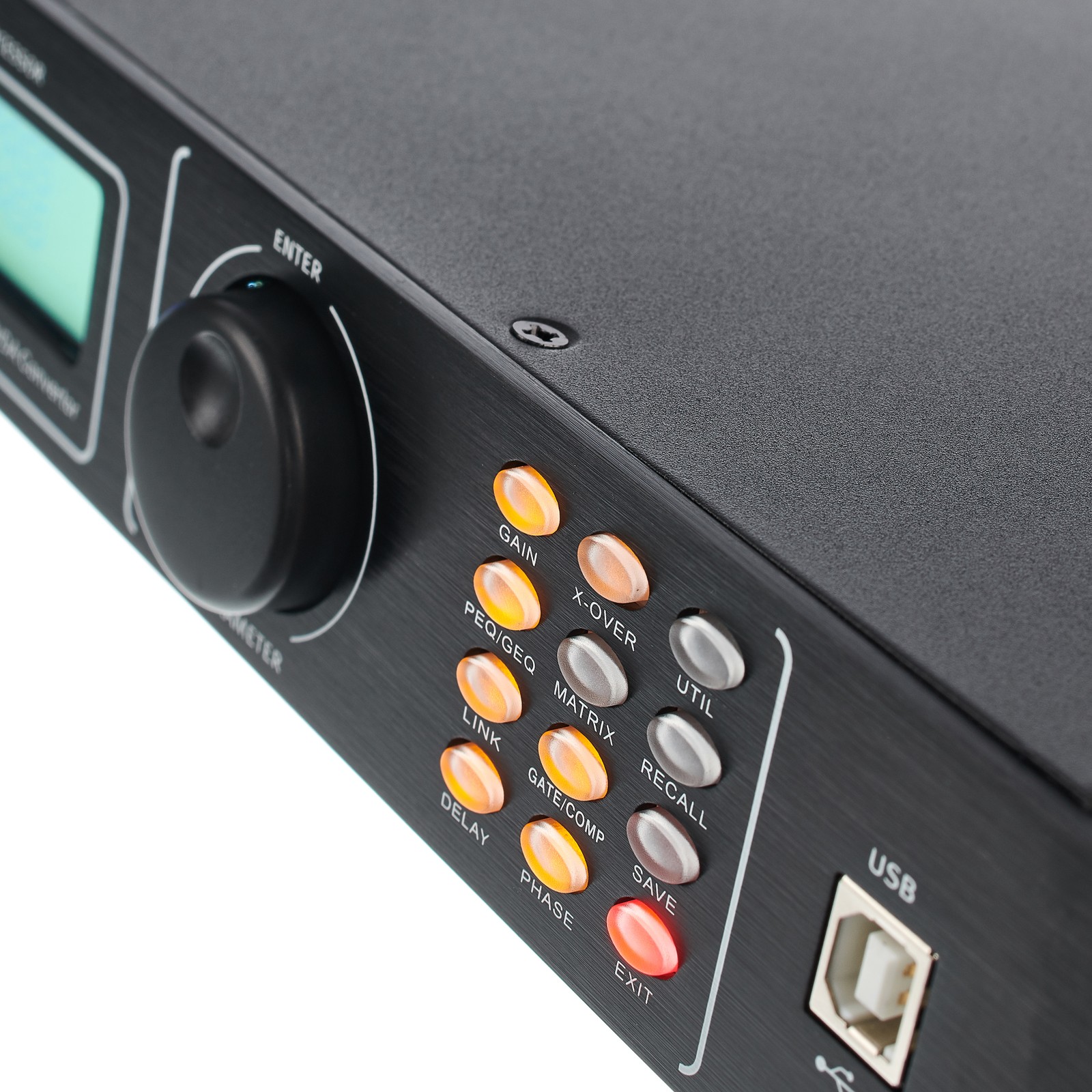 the t.racks 204 Lautsprecher Management-System Buttons