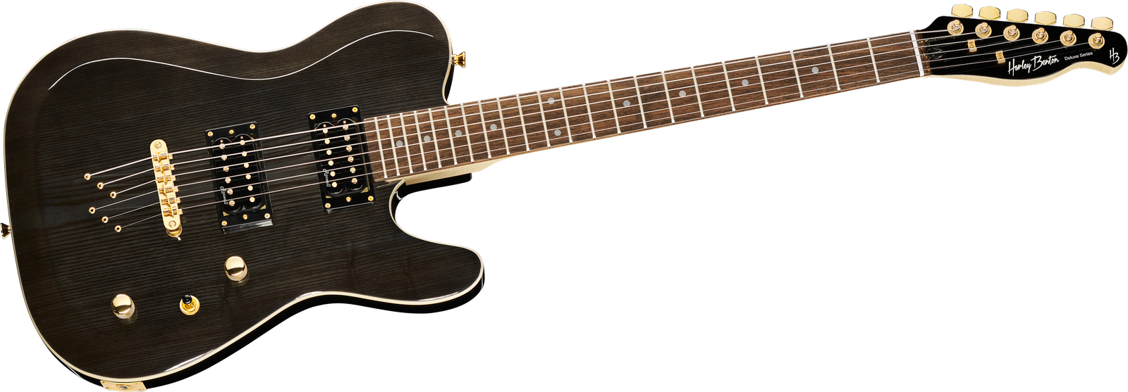 Harley Benton TE-40 TBK Deluxe Series electric guitar