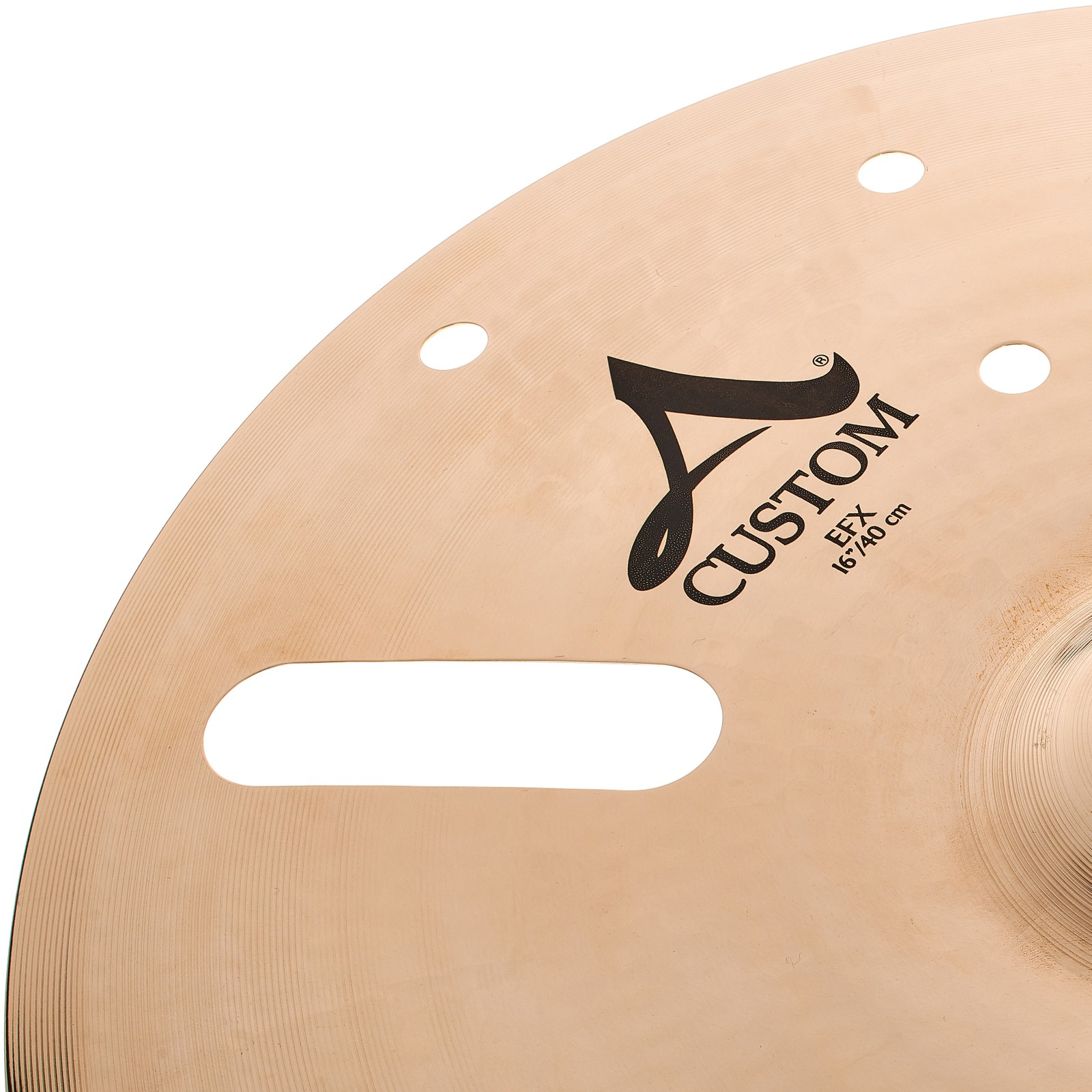 Oberseite des Zildjian A-Custom 16" EFX Beckens