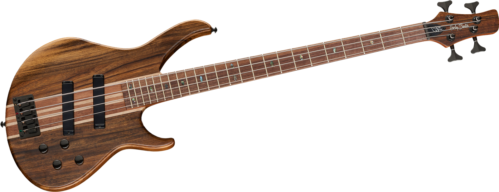 E-Bass mit aktiver Elektronik