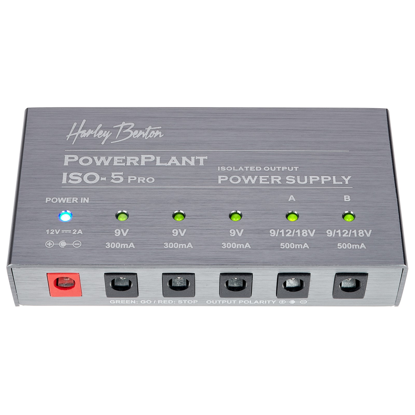 Harley Benton PowerPlant ISO-5 Pro Alimentazione multipla per effetti a pedale