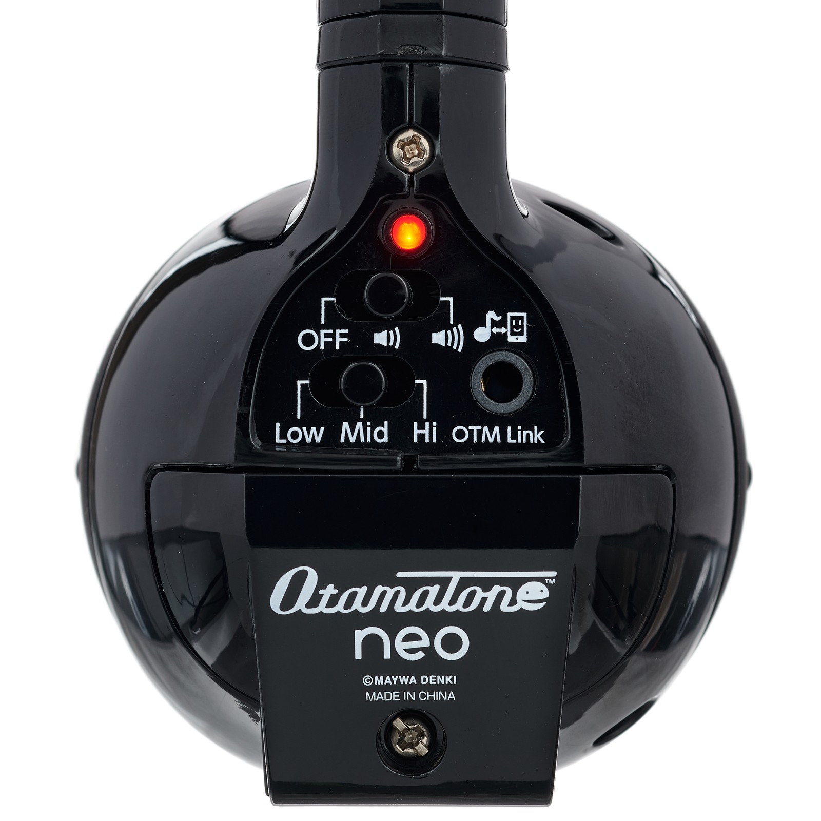 Bedienelemente des Otamatone Neo Black