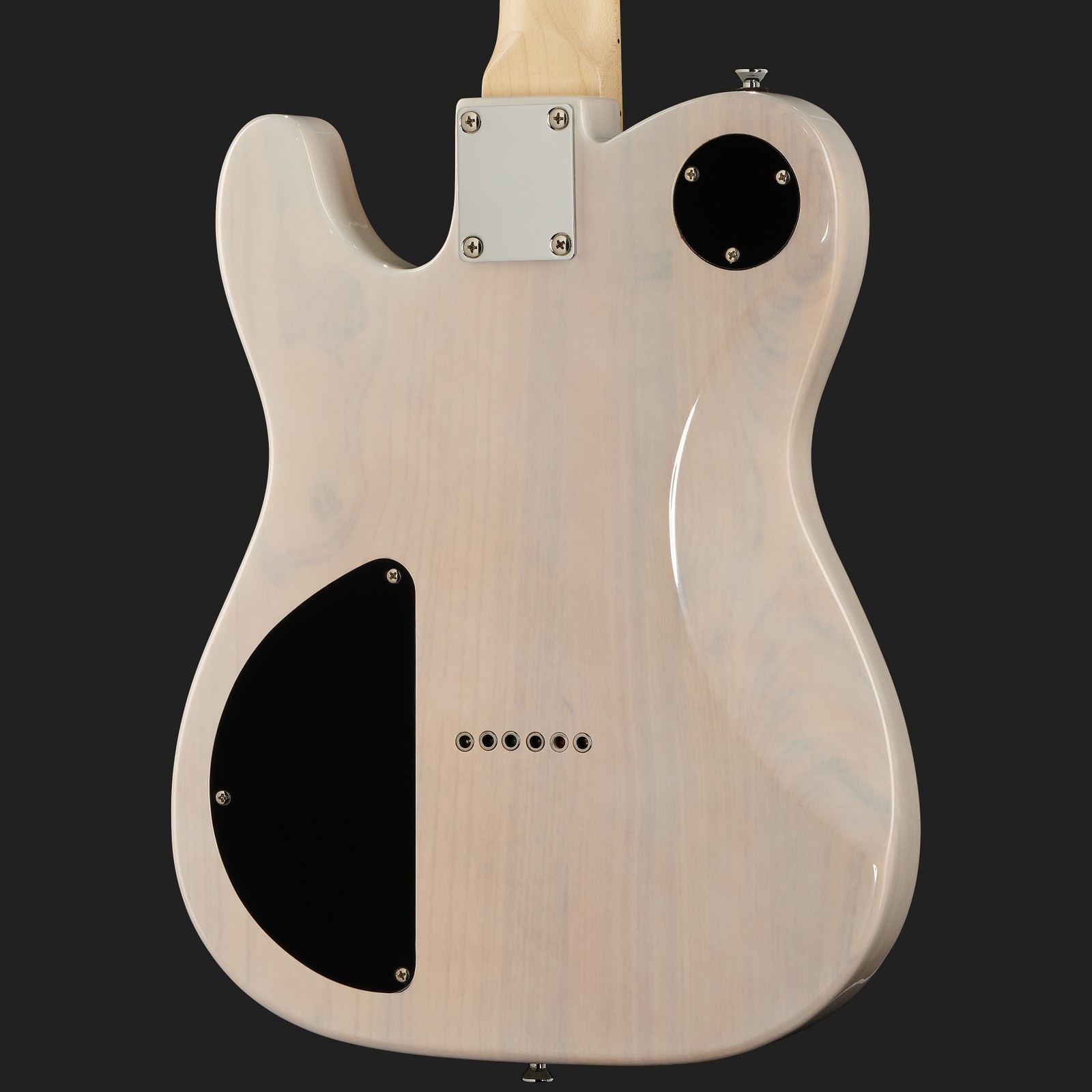 Body backview of the Harley Benton TE-90FLT VW Deluxe Series Electric Guitar