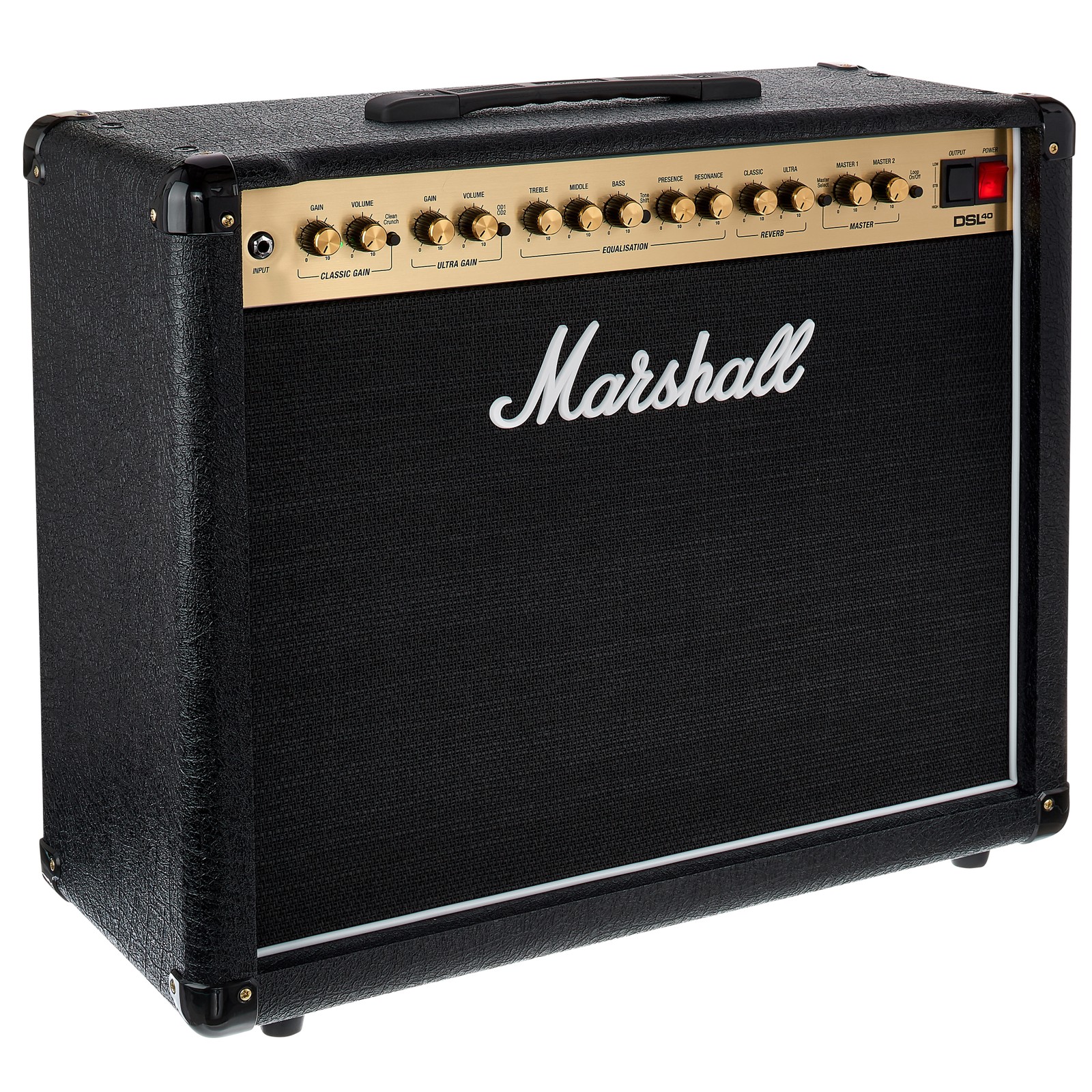front of the combo amplifier Marshall DSL40CR